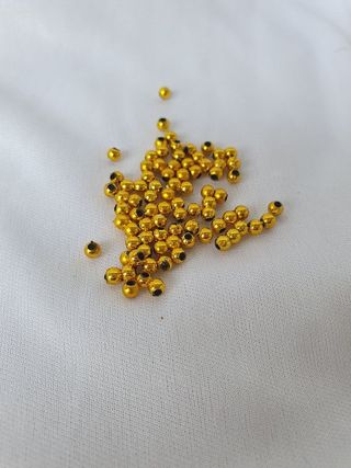 Gold Metallic Micro Beads