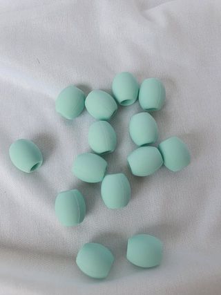 Matte Mint Silicone Beads