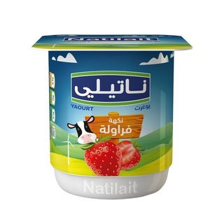 Yaourt aromatisé Fraise NATILAIT 110GR