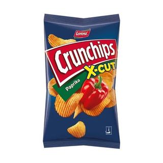 Crunchips X-Cut saveur paprika 85g - LORENZ