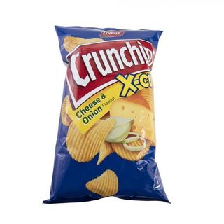 85G CRUNCHIPS X-CUT CHEES/ONIO
