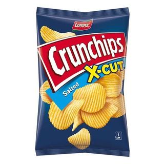 Crunchips X-Cut salées 85g - LORENZ