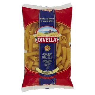 8005121000177 მაკარონი რიგატონი /დიველა/ 500 გრ