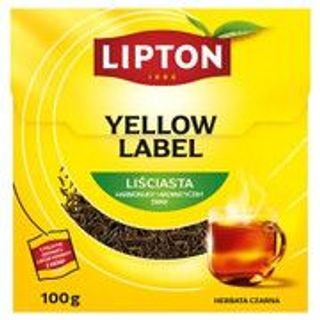 Lipton Yellow Label Herbata czarna liściasta 100 g