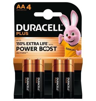 Pilas Duracell AA LR06 Power Boost 4 Uds.