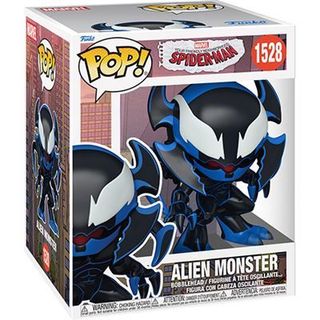 Figura Funko Super Marvel Friendly Neighborhood Spiderman Alien Monster 15cm