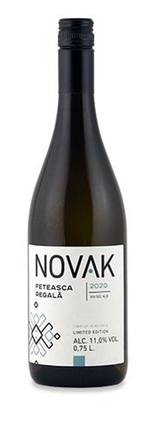 NOVAK - FETEASCA REGALA VIN ALB SEC 0.75L