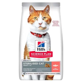 HILL'S SCIENCE PLAN Aliment Sec pour Chat Sterilised Adult Saumon 1.5kg