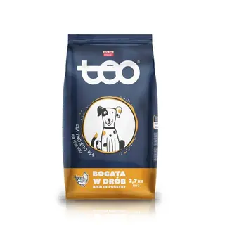 TEO dry dog food rich in poutry 2.7 kg