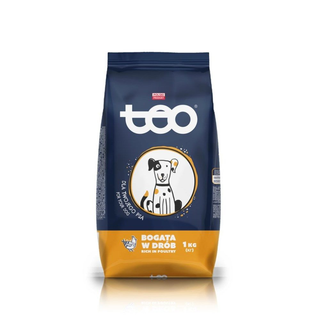 TEO dry dog food rich in poultry 1kg