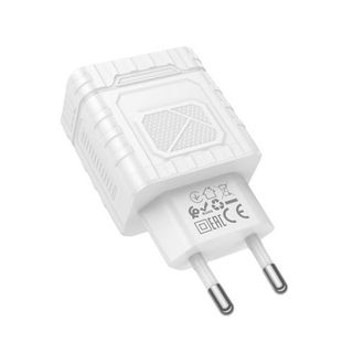 Type- C / Hoco DC108 Cool PD20W Single port charger Type-C White (163798)