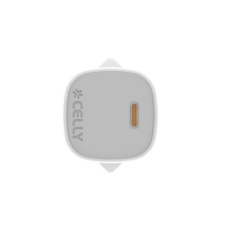 Type- C / Celly 30W GaN Wall charger White (163590)