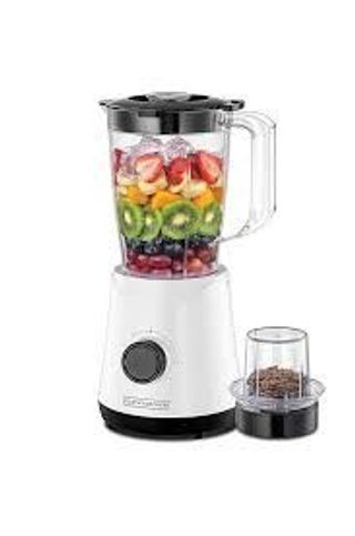 Black And Decker 500W Blender With 1 Grinder - White