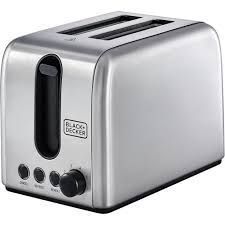Black And Decker 2 Slice Stainless Steel Toaster Et244-B5