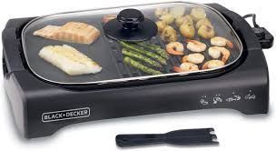 Black And Decker 2200W Lifestyle Open Flat Grill Lgm70-B5