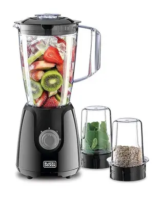 Black And Decker 400W Blender With 2 Grinder Mills