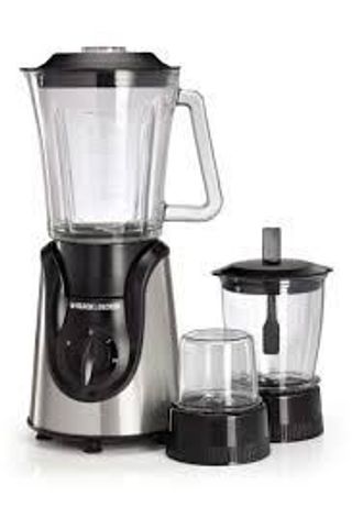 Black And Decker 600W Glass Jar Blender With 2 Grinders