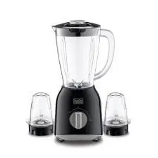 Black And Decker 400W Glass Blender With 2 Grinder Mills