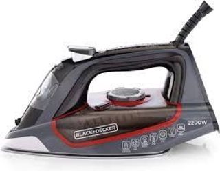 Black And Decker 2200W Steam Iron With Ceramic Soleplate X2050-B5