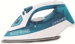 Black And Decker 1600W Steam Iron With Nonstick Soleplate X1575-B5