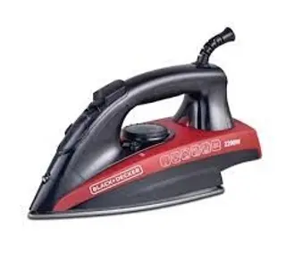 Black And Decker 2200W Steam Iron With Nonstick Sole Plate X2200-B5