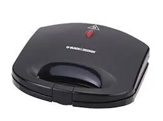 Black And Decker 2 Slice Fixed Plate Sandwch Maker Ts1000-B5