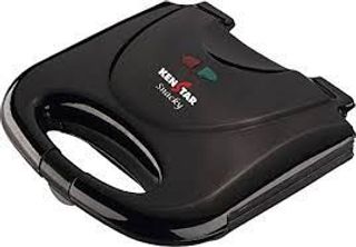 Kenstar Snacky Sandwich Griller, Cut & Seal Plates, 750W, Black