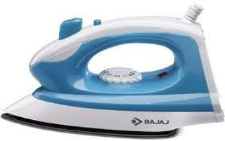 Bajaj Ds100 Dry Iron With Spray- White & Blue-1000 W