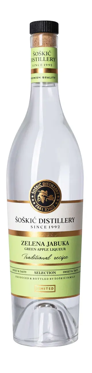 Zelena jabuka liker 0.75l selection