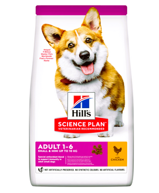 Hill’s Science Plan Aliment Pour Chien Adulte Small and Mini Au Poulet 10kg