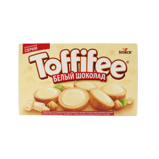 Toffifee Nuci în Cremă de Caramel și Ciocolată Albă 125 g (15 Bucăți)