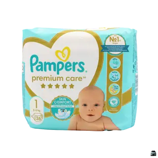Pampers Premium Care pelene vel. 1 (2-5 kg), 26 kom