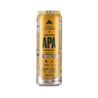 Пиво Volfas Engelman Apa світле нефільтроване 5% 568 мл