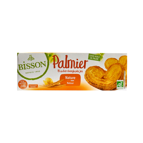 Palmiers Com Manteiga Bio Bisson 100 Gramas