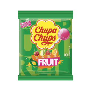 Chupa Chups Fruit Sucettes 10 pièces