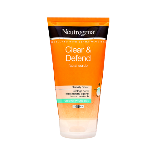 Neutrogena Clear & Defend Facial Scrub 150Ml