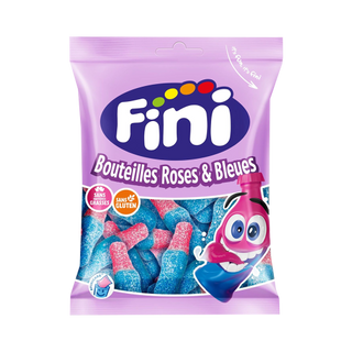 Fini Gommes Bouteilles Roses et Bleues Fizz 90g