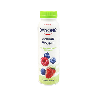 Данон йогурт питьевой Лесные Ягоды 270 гр.