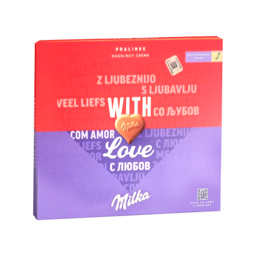 MILKA Шок. бонбони с лешников крем 110 ГР