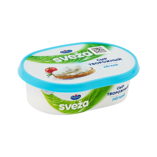 SVEZA СЫР ТВОРОЖНЫЙ 150ГР ЛЕГКИЙ 35%, ШК: 4810268042393