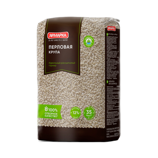 4602248015509 კანგაცლილი ქერის ბურღული /იარმარკა/700 გრ