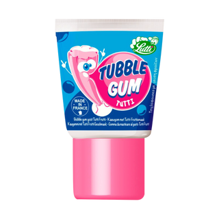Chewing-gum en tube saveur Tutti Frutti Tubble Gum 35g - LUTTI