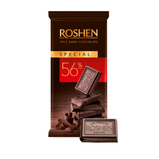 ROSHEN Ciocolată neagră Special 56%, 85g