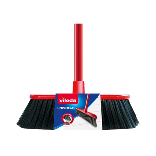 Drška za metlu Plastic fix 130cm crvena Vileda