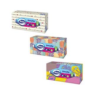 Серветки Zewa Everyday двошарові косметичні 100шт