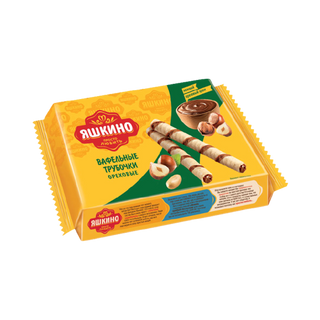 Трубочки вафельные Яшкино ореховые 190г- 3292