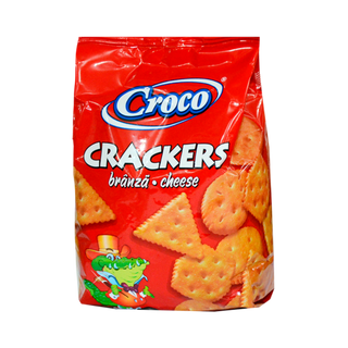 Крекер Croco Солоний Зі Смаком Сиру 100Г