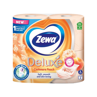 Toalet papir troslojni Deluxe peach 4/1 Zewa