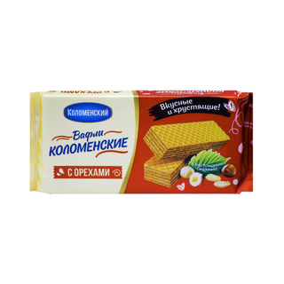 ვაფლი დაფ თხილით  200გრ კალომენსკი