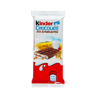 Chocolat au lait et aux céréales 23g - KINDER